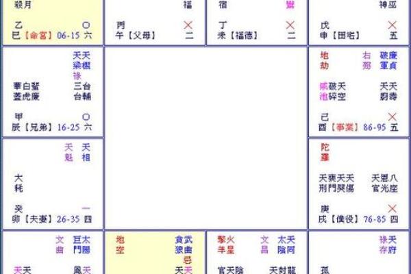 紫薇流年盘怎么解读,怎么看流年走到哪个宫