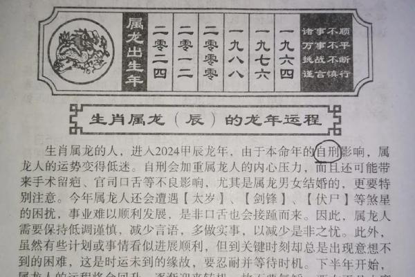 1988年属龙人2024年运势 1988年属龙人2024年运势及运程每月运程详解
