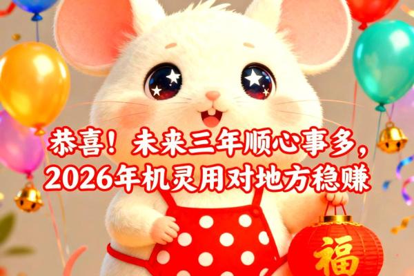 1996年属鼠人2026年运势如何?全年运程详解