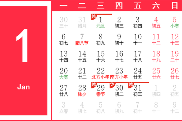 2014年1月黄道吉日